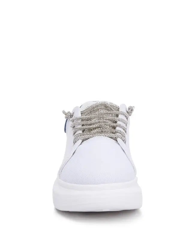 Jaxen Rhinestones Lace Up Sneakers