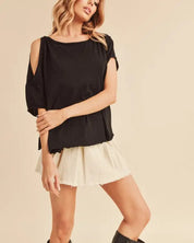 Jilli Top - BLACK / S