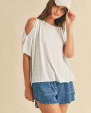 Jilli Top - WHITE / S