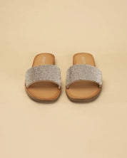 JUSTICE-S RHINESTONE SLIDES