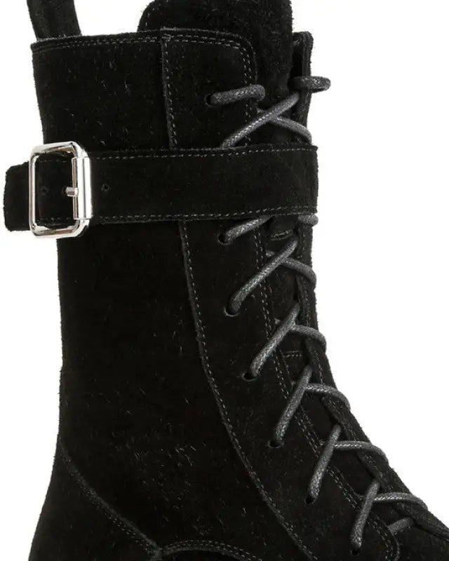 Kasper Suede Chunky Lug Boots