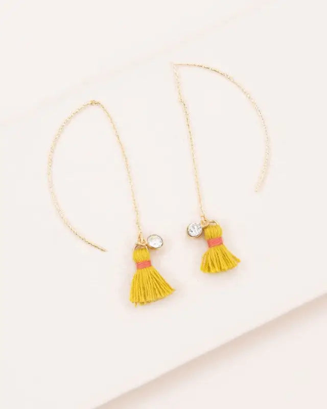 Keely Tassel Threader Earrings