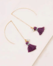 Keely Tassel Threader Earrings