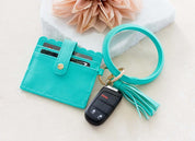 Key Ring ID Wallet Bracelet - Mint / OneSize