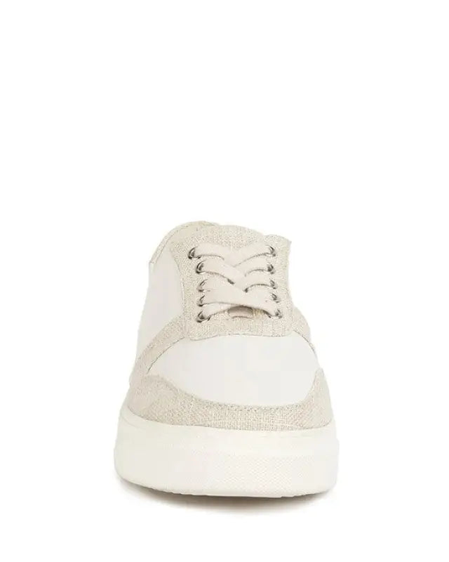 Kjaer Dual Tone Leather Sneakers