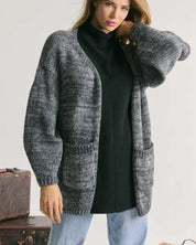 Knit Long Sleeve Cardigan