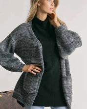 Knit Long Sleeve Cardigan