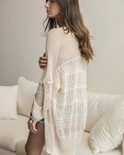 Knit Netted Cardigan