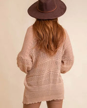 Knit Netted Cardigan