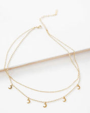 La Lune Layered Necklace - Gold / OS