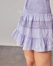 Lace Trim Skirt