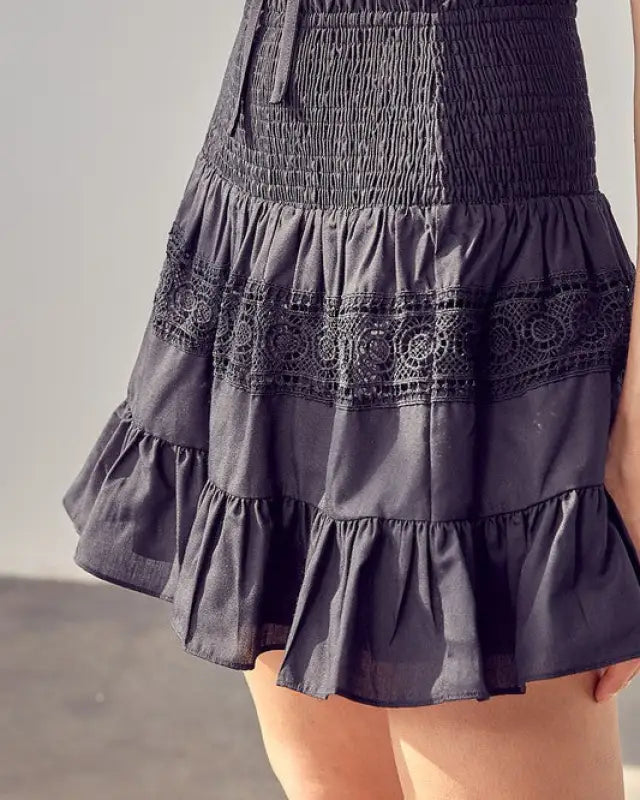 Lace Trim Skirt