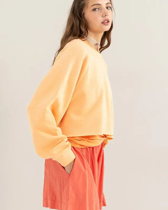 Laid Back Crop Sweatshirt