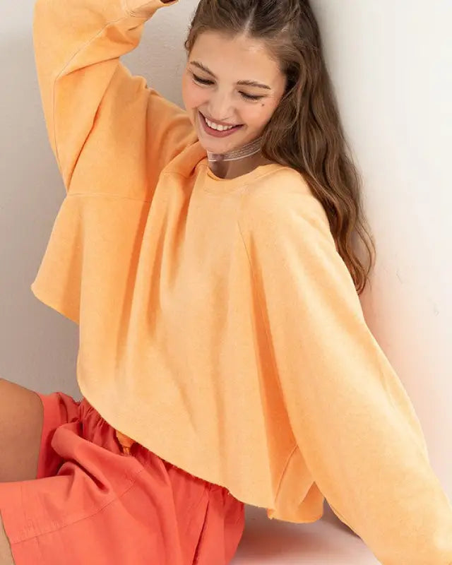 Laid Back Crop Sweatshirt