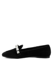 Lamington Handcrafted Velvet Diamante Loafers