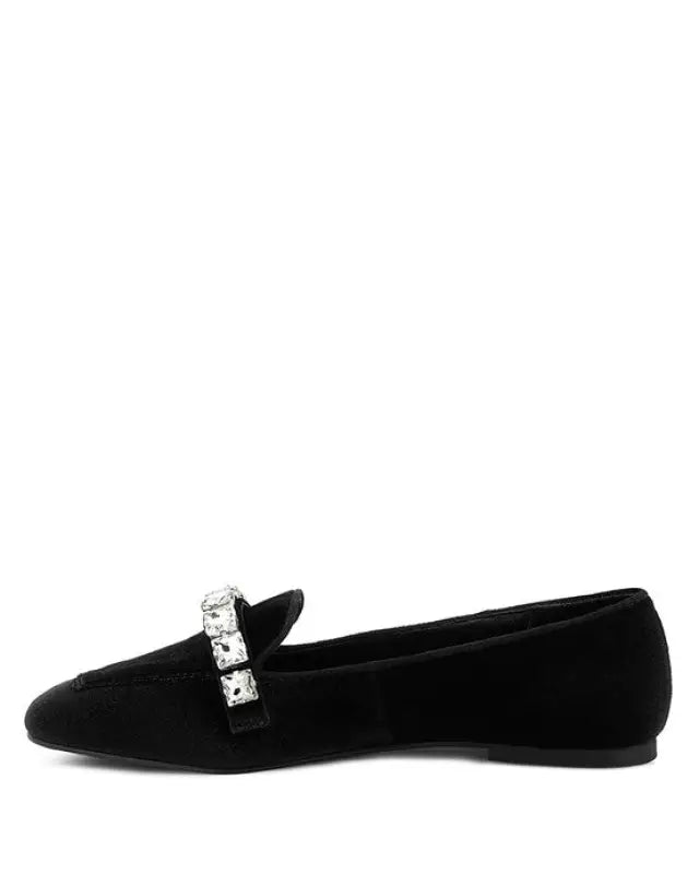 Lamington Handcrafted Velvet Diamante Loafers