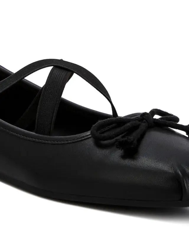 Leina Recycled Faux Leather Ballet Flats