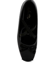 Leina Recycled Faux Leather Ballet Flats