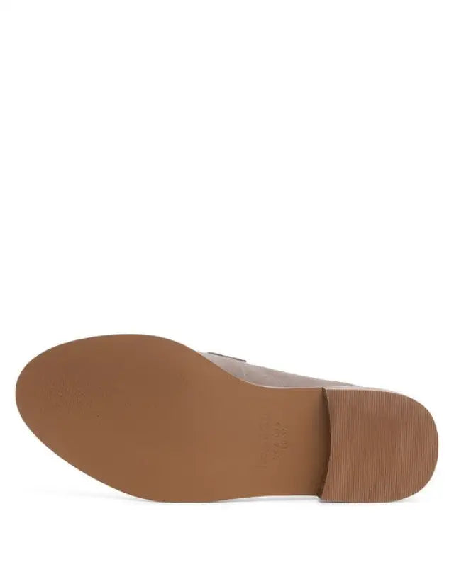 LENA Suede Walking Loafer Mules