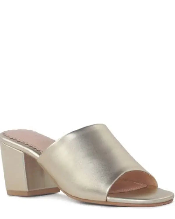 LONDON RAG DUMPLINN Slip-On Block Heel Sandal