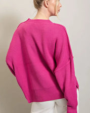 Long Sleeve Ribbed Sweater