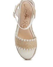 Lucas Raffia Wedge Heel Espadrilles