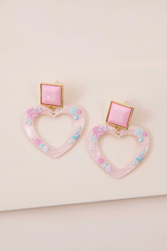 Lucy Heart Earrings