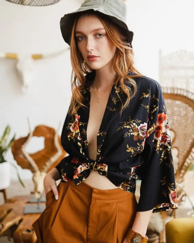 Lush Rose Kimono