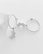 Magic Charm Bunny Hoops