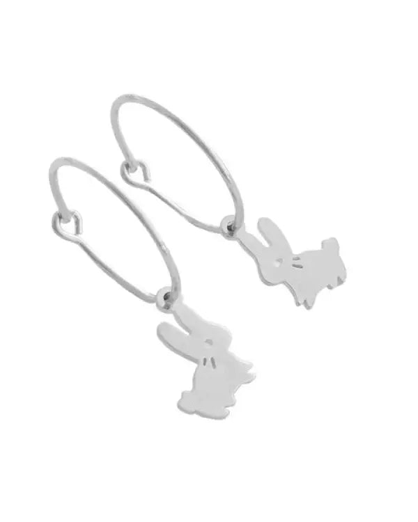 Magic Charm Bunny Hoops