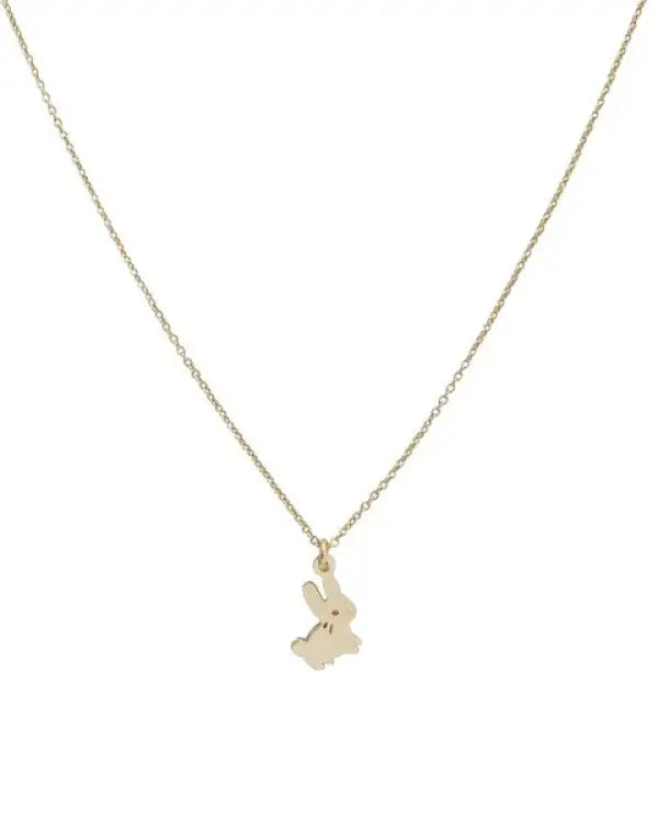 Magic Charm Bunny Necklace - Gold / One Size