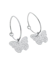 Magic Charm Butterfly Hoops