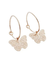 Magic Charm Butterfly Hoops