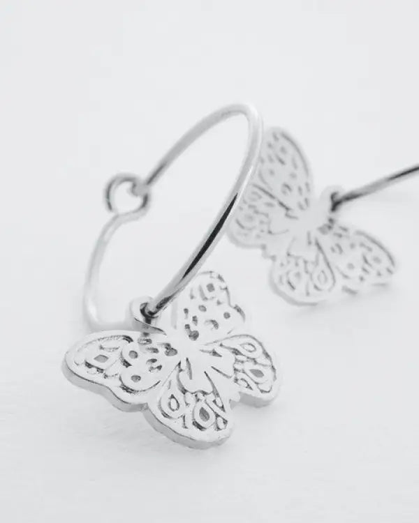 Magic Charm Butterfly Hoops