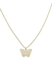 Magic Charm Butterfly Necklace - Gold / One Size