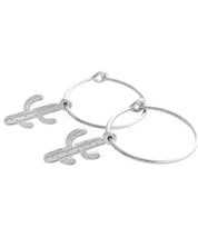 Magic Charm Cactus Hoops