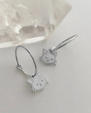 Magic Charm Cat Hoops