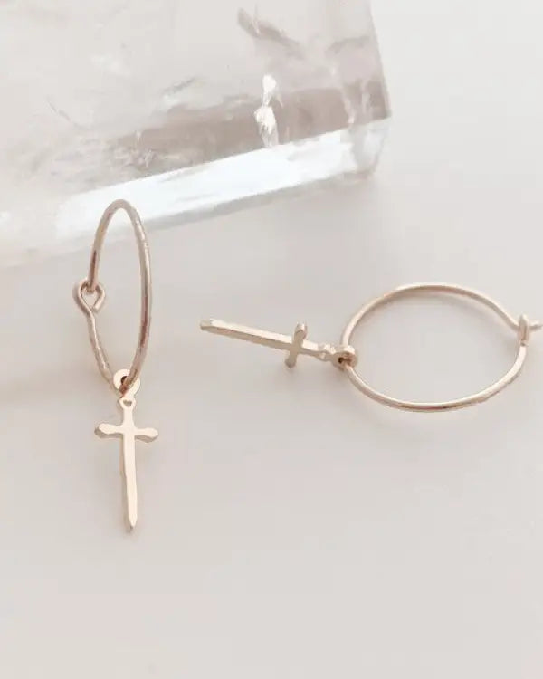 Magic Charm Dagger Hoops