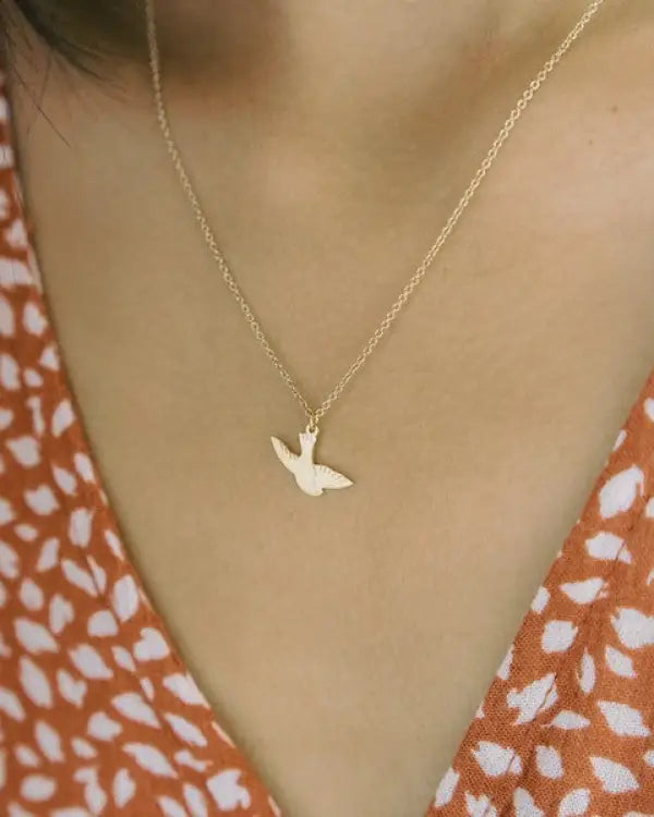 Magic Charm Dove Necklace