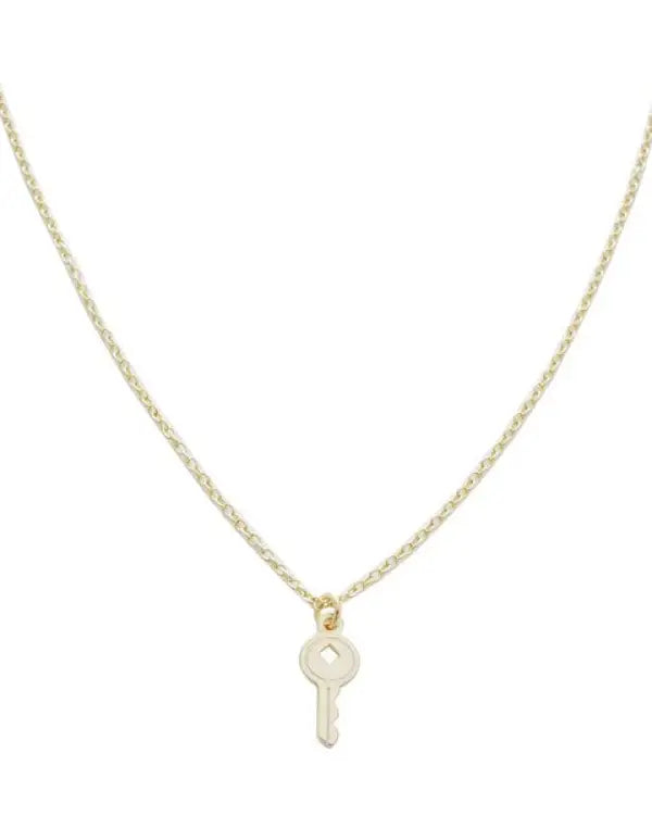 Magic Charm Key Necklace - Gold / One Size