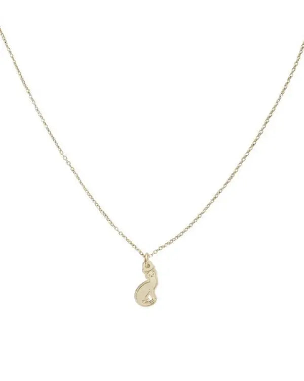 Magic Charm Kitten Necklace - Gold / One Size