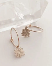 Magic Charm Lotus Hoops