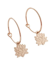 Magic Charm Lotus Hoops