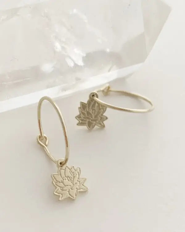 Magic Charm Lotus Hoops