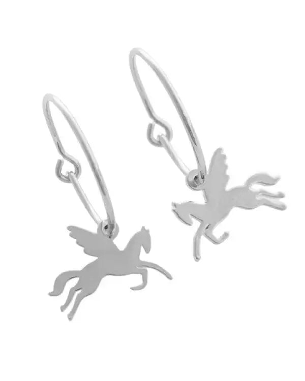 Magic Charm Pegasus Hoops