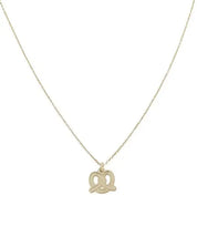 Magic Charm Pretzel Necklace - Gold / One Size