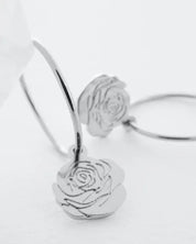 Magic Charm Rose Hoops