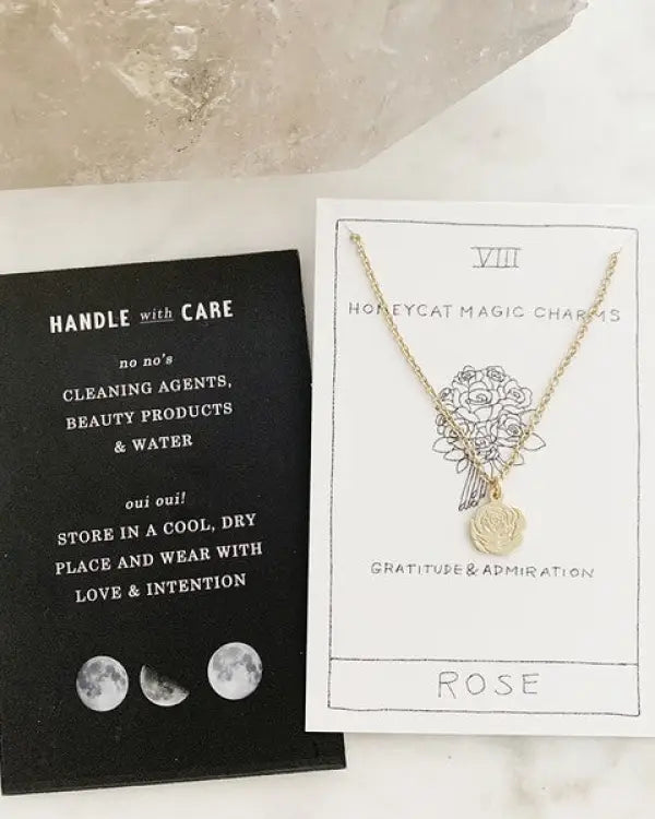 Magic Charm Rose Necklace