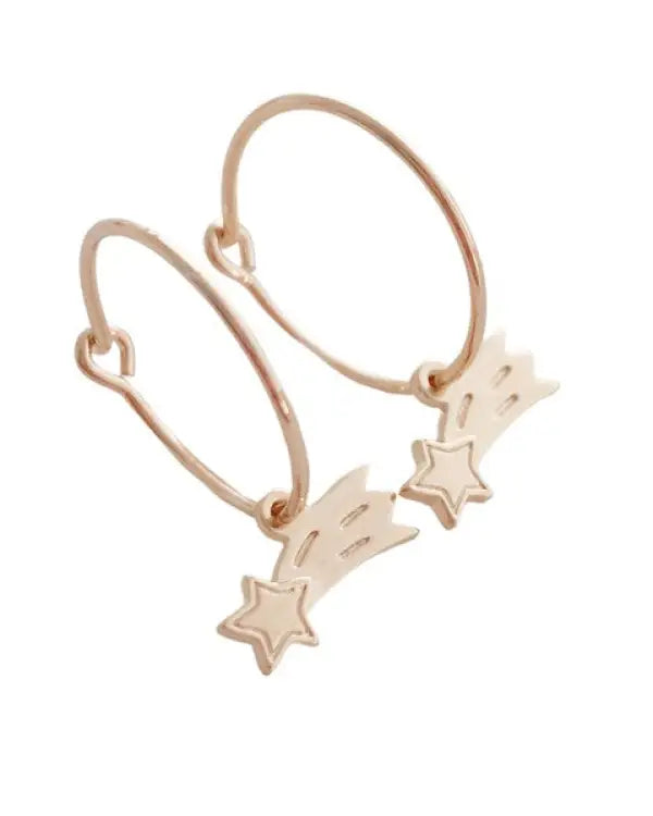 Magic Charm Shooting Star Hoops