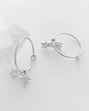 Magic Charm Shooting Star Hoops